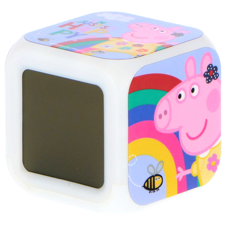 Ceas cu alarma forma cub Peppa Pig 8 cm [3]