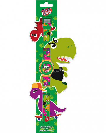 Cadouri si accesorii diverse - Ceas digital mana pentru copi, Crazy Dino