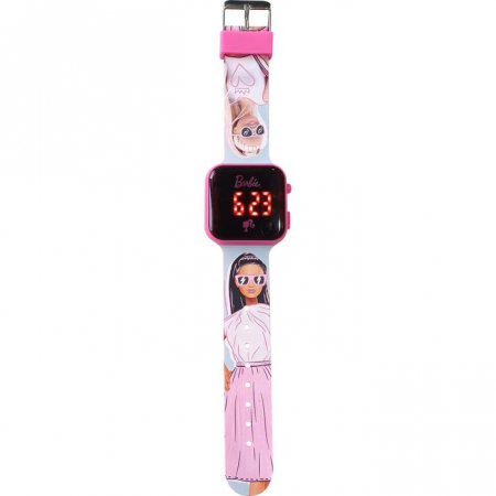 Cadouri si accesorii diverse - Ceas mana copii, cu leduri Barbie