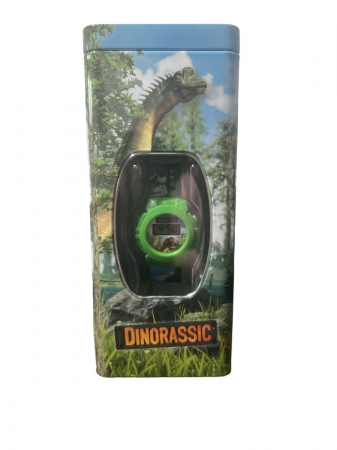 Ceasuri copii - Ceas mana copii,digital Jurassic World in pusculita metal