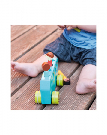 Jucarie din lemn Pop-Up, autobuz [3]