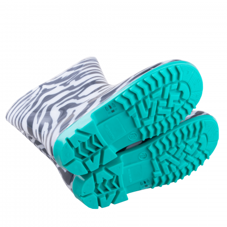 Cizme cauciuc Zebra,bleu [4]