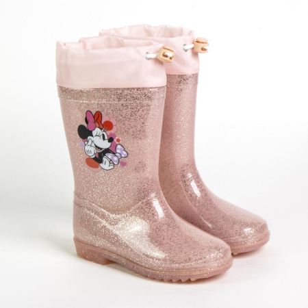 Cizme cu slipici din PVC cu siret Minnie Mouse Disney [2]