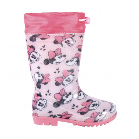 Ghete si cizme copii - Cizme de cauciuc cu siret Minnie Mouse Disney