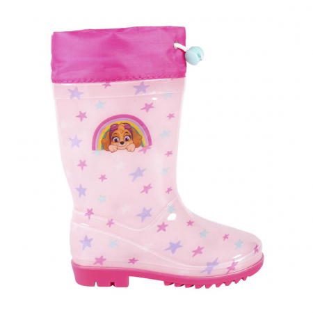 Imbracaminte si incaltaminte copii - Cizme de cauciuc cu siret Paw Patrol Skye