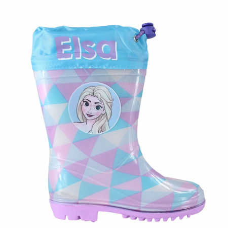 Ghete si cizme copii - Cizme de cauciuc cu siret Frozen Disney
