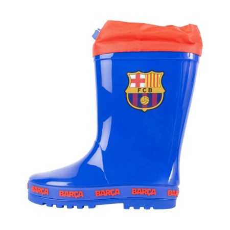 Ghete si cizme copii - Cizme de ploaie din PVC cu design FC Barcelona