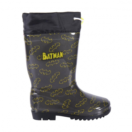 Ghete si cizme copii - Cizme din cauciuc cu siret Batman
