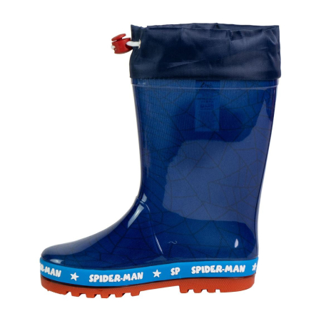 Cizme ploaie PVC cu siret model Spiderman [1]