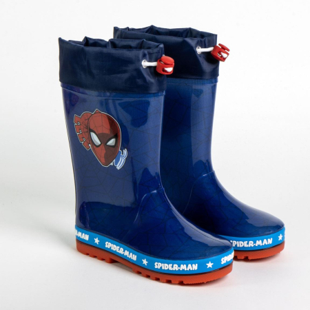 Cizme ploaie PVC cu siret model Spiderman [2]