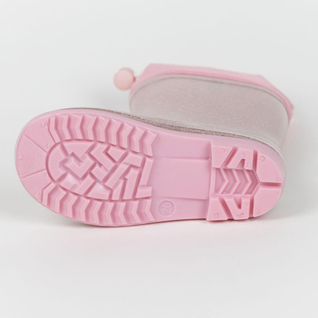Cizme PVC cu sclipici si siret Printesele Disney [3]