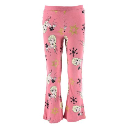 Pantaloni si salopete copii - Colanti lungi evazati din bumbac Frozen Disney