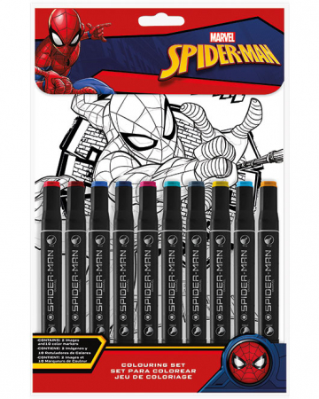 Joaca si timp liber - Coloreza dup─â numere Spiderman