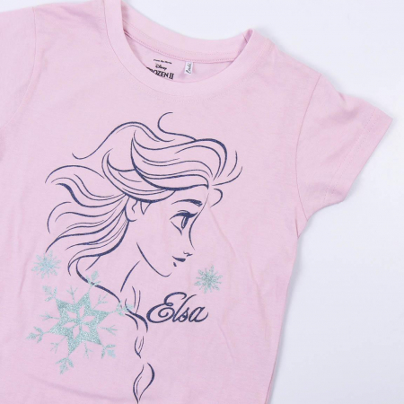 Complet de vara, maneca scurta, bumbac, Frozen Disney [2]