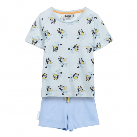 Compleuri copii - Compleu 2 piese din bumbac, maneca scurta Bluey