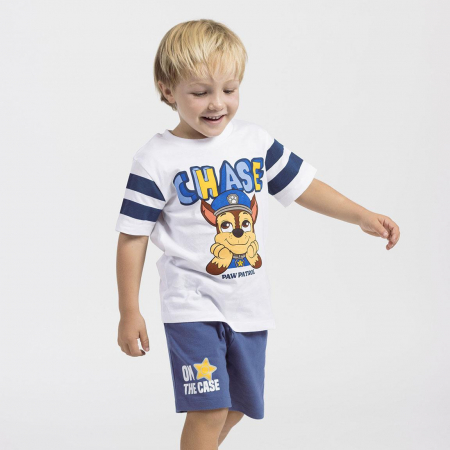 Compleu 2 piese din bumbac, maneca scurta Paw Patrol Chase [1]