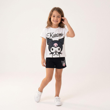 Compleuri copii - Compleu 2 piese, maneca scurta Hello Kitty Kuromi
