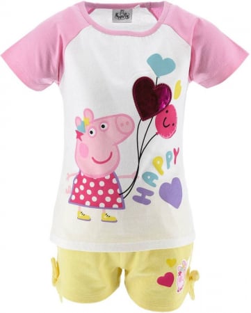 Compleuri copii - Compleu 2 piese maneca scurta, Peppa Pig