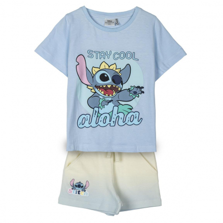 Compleuri copii - Compleu 2 piese pantalon scurt, Lilo & Stitch Stay Cool