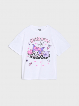 Compleu bumbac 2 piese cu maneca scurta Hello Kitty Kuromi [1]