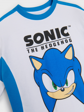 Compleu din bumbac 2 piese cu maneca scurta Sonic [2]