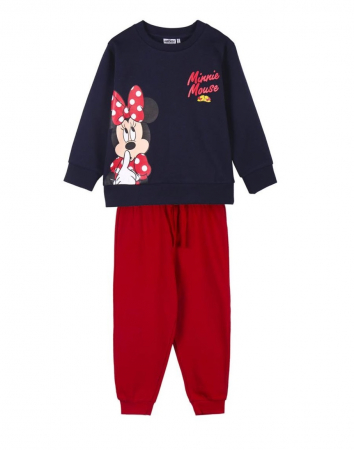 Compleuri copii - Compleu trening bumbac 2 piese Minnie Mouse