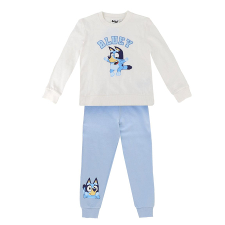 Compleuri copii - Compleu trening bumbac 2 piese Happy Bluey