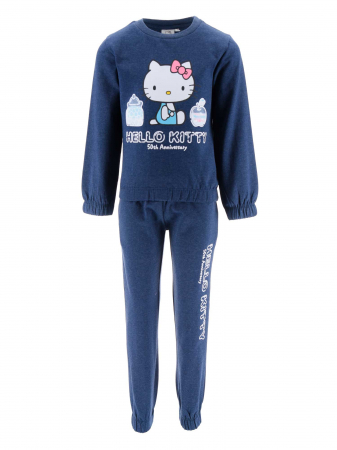 Imbracaminte si incaltaminte copii - Compleu trening bumbac 2 piese Hello Kitty