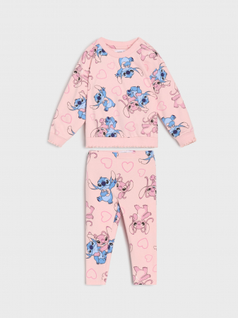 Imbracaminte si incaltaminte copii - Compleu trening bumbac 2 piese Lilo & Stitch