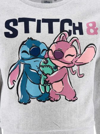 Compleu trening din bumbac 2 piese Stitch si Angel [4]