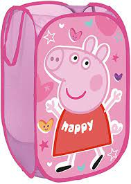 Home&Deco - Cos textil Peppa Pig pentru jucarii