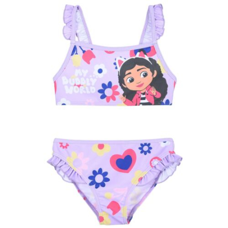 Imbracaminte si incaltaminte copii - Costum baie 2 piese Gabby's Dollhouse My Bubbly World