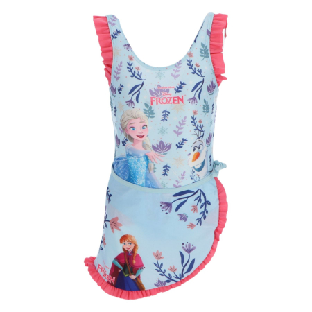 Costum baie intreg cu sarong, Frozen Disney [2]