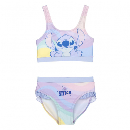 Imbracaminte si incaltaminte copii - Costum de baie 2 piese cu bustiera, Lilo & Stitch
