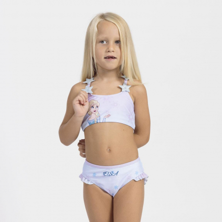 Costum de baie 2 piese cu stelute Frozen Disney [1]