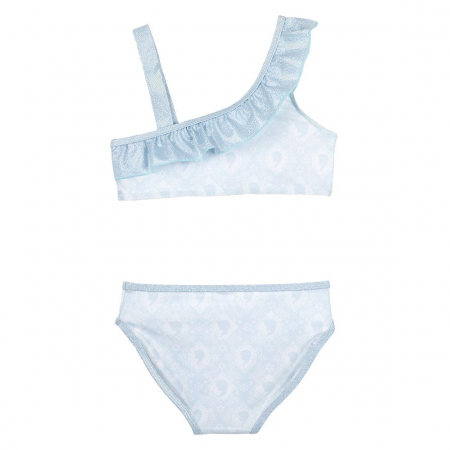 Costum de baie 2 piese cu volan Frozen Disney [1]