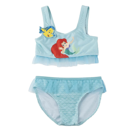Costume de baie copii - Costum de baie 2 piese Printesele Disney, Ariel Mica Sirena