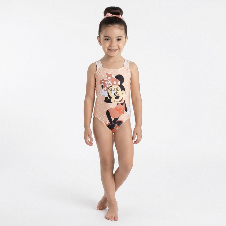 Costume de baie copii - Costum de baie cu bulinute, intreg Minnie Mouse