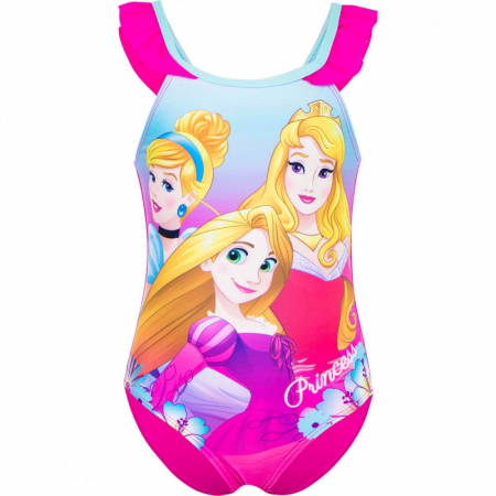 Costume de baie copii - Costum de baie intreg cu funda Prinsele Disney