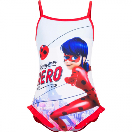 Costume de baie copii - Costum de baie intreg cu volan Lady Bug