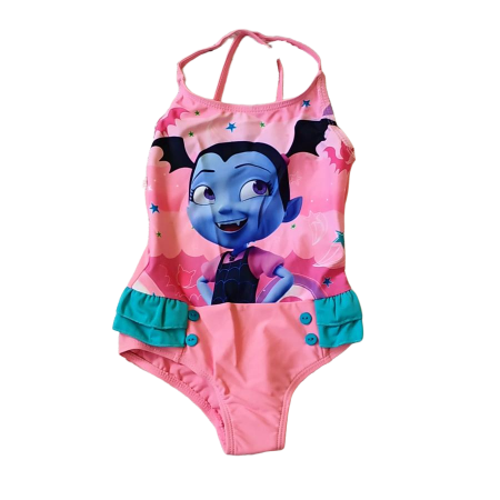 Costume de baie copii - Costum de baie intreg cu volan Vampirina