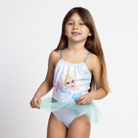 Costume de baie copii - Costum de baie cu fusta, intreg Frozen Disney