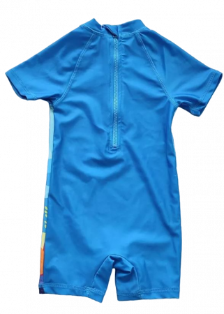 Costum de baie UV cu maneci scurte si fermoar Baby Shark [1]