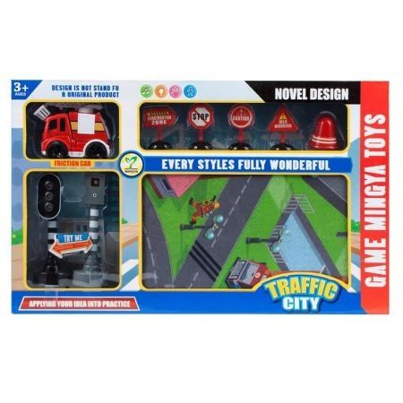 Jocuri si jucarii - Covoras de joaca Traffic City 80x70 cm