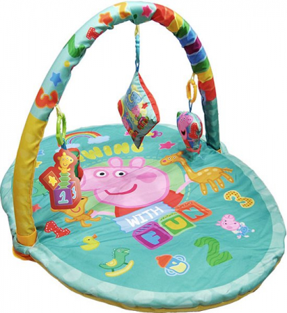 Primele notiuni - Covoras educational pentru bebelusi, Peppa Pig, 49.5x40x8.5 cm