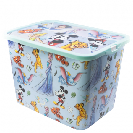 Mobilier camera copii - Cutie depozitare jucarii, DISNEY 100, 27x38,7x28,7 cm, 23 l