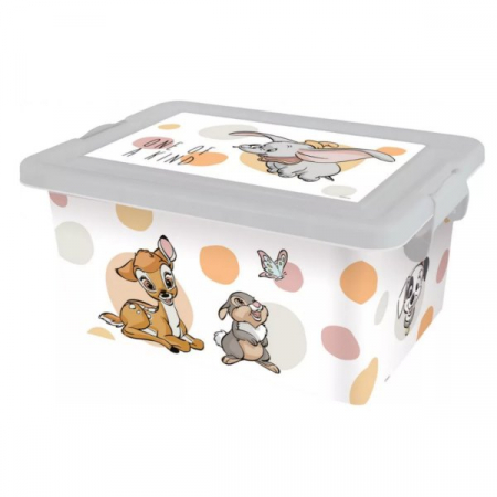 Mobilier camera copii - Cutie depozitare jucarii, Bambi, 32x23x15 cm, 7 l