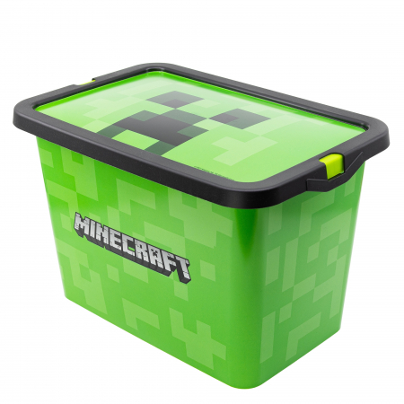 Cutie depozitare jucarii, Minecraft, 28,7x18,5x19,2 cm, 7 l [0]