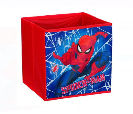Cutii depozitare - Cutie depozitare jucarii Spiderman, 25x25x25cm