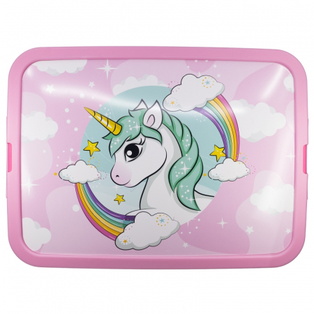 Cutie depozitare jucarii, Unicorn, 27x38,7x28,7 cm, 23 l [1]